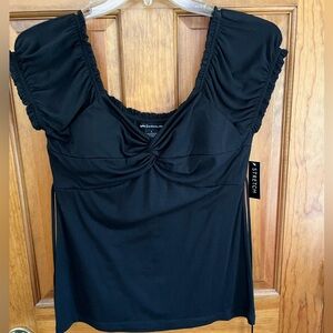 Sixteen Black Padded Top